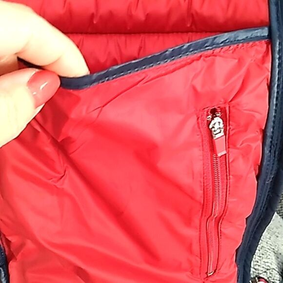 Tommy Hilfiger Hooded Packable Navy Puffer Coat. Size Medium  NWT - Picture 13 of 16